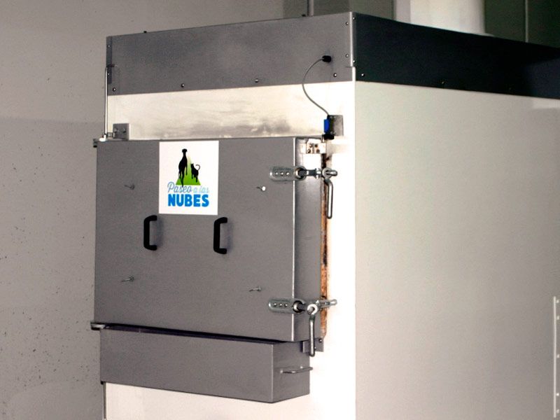 Horno para incineración colectiva de mascotas en Burgos